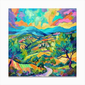 Tuscan Landscape Canvas Print