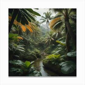Tropical Rainforest Canvas Print