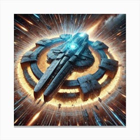 Titanium Fortress Powerful Shields Iron Commonwealth Canvas Print