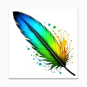 Adobe Photoshop Feather Canvas Print