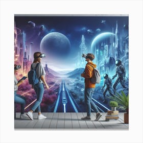 Vr Headsets 8 Canvas Print