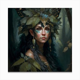 Elven Girl Canvas Print