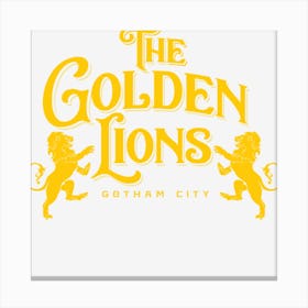 The Golden Lions Canvas Print