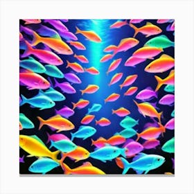 Colorful Fishes Toile