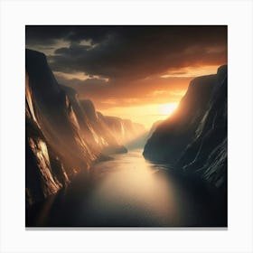 Fjord Canvas Print