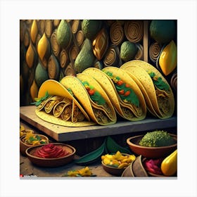 Tacos 1 Canvas Print