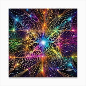 Abstract Psychedelic Art 5 Canvas Print