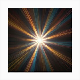 Abstract Starburst 11 Canvas Print