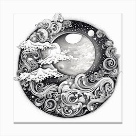 Yin And Yang 26 Canvas Print