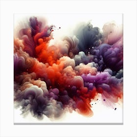 Smoke Abstract 4 Canvas Print