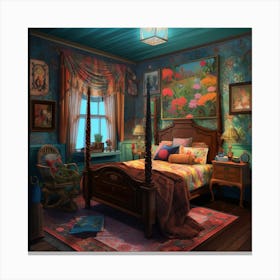 Fairytale Bedroom Canvas Print