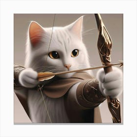 Cat Legolas Canvas Print