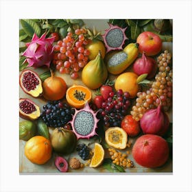 Fruits Of The Gods Art Canvas Print