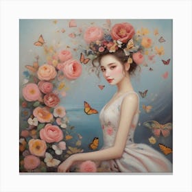 'Flora' Canvas Print