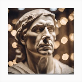 Bust Of A Man 7 Canvas Print