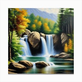 Waterfall 40 Canvas Print