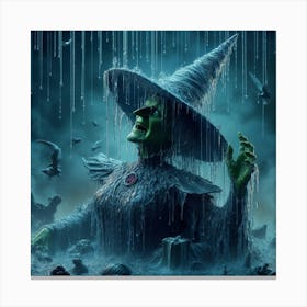 Wizard Of Oz Melting Witch 1 Canvas Print