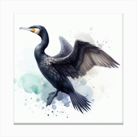 Black bird 2 Canvas Print