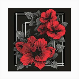 Hibiscus Flower 2 Canvas Print