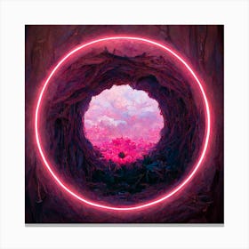 Pink Hole Canvas Print