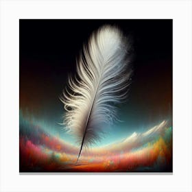 Feather - Feather Stock Videos & Royalty-Free Footage Canvas Print