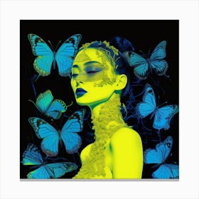 Butterfly Girl 3 Canvas Print