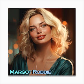 Margot Robbie 3 Canvas Print