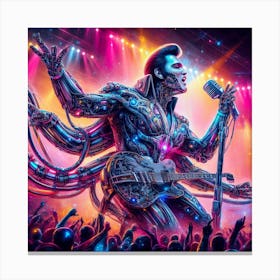 King Of Rock And Roll Canvas Print