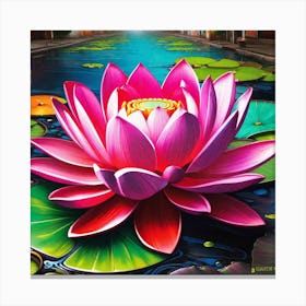 Lotus Flower 48 Canvas Print