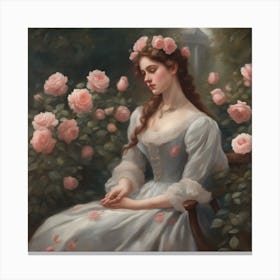 'The Rose Garden' Canvas Print