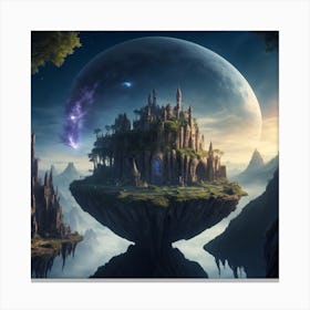 Fantasy Castle Canvas Print