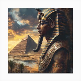 Egyptian Pharaoh Canvas Print