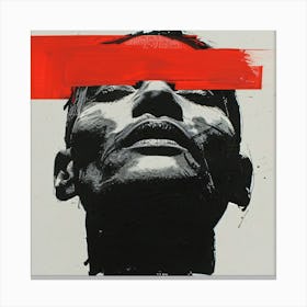 'Black & Red' Canvas Print