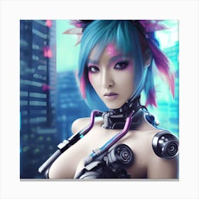 Sci-Fi Girl Canvas Print