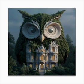 Owl House Canvas Print