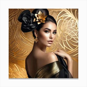 Asian Beauty 3 Canvas Print