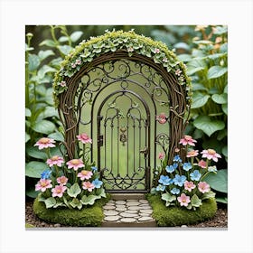 Fairy Garden Gate Canvas Print