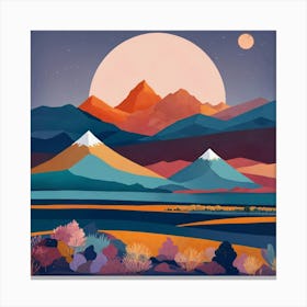 Mountain Landscape 24 Canvas Print