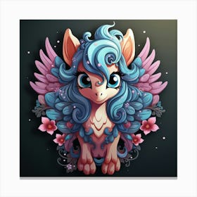 Fluttershy Unicorn Canvas Print
