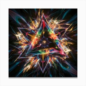 Colorful Prismatic Canvas Print