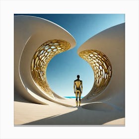 Golden Sands 1 Canvas Print