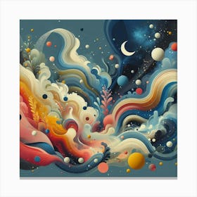 Abstract Painting Canvas Print