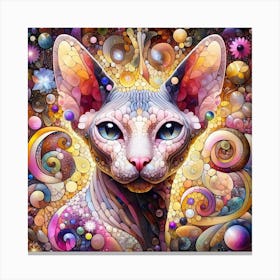 Sphynx-cat 2 Canvas Print