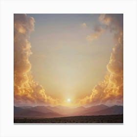 Sunset - Sunset Stock Videos & Royalty-Free Footage Canvas Print