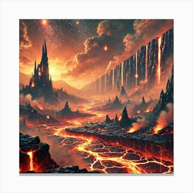 Ember Fields Canvas Print