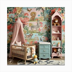 Jungle Nursery Canvas Print