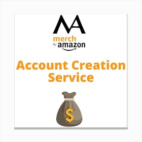 Amazon Account Creation Service Canvas Print