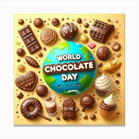 World Chocolate Day 1 Canvas Print