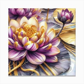 Water Lilies Canvas Print