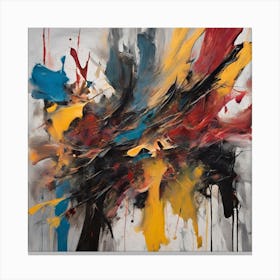 Abstract Painting E Canvas Print